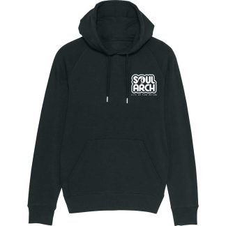 sa logo black hoody