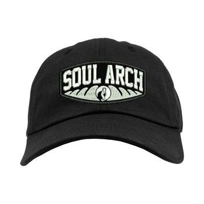 Soul Arch black college cap front