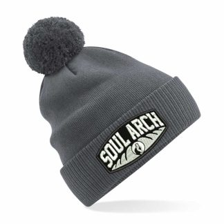 Soul Arch ligger bobble beanie graphite grey